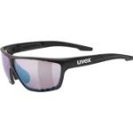 Schwarze Uvex Sportstyle Outdoor Sonnenbrillen für Herren 