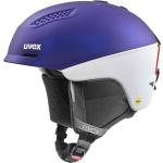 uvex Ultra Mips Skihelm All Mountain (59-61 cm, 90 purple bash/white matt)