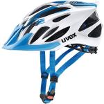 uvex Unisex – Erwachsene, flash Fahrradhelm, white blue, 57-61 cm