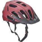 uvex quatro cc - sicherer MTB-Helm für Damen und Herren - individuelle Größenanpassung - verstellbarer Schirm - dark red - black matt - 52-57 cm