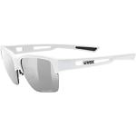 uvex Unisex – Erwachsene, sportstyle 805 V Sportbrille, selbsttönend, white/smoke, one size