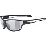 uvex sportstyle 806 V - Outdoorbrille für Damen und Herren - selbsttönend - beschlagfrei - black matt/smoke - one size