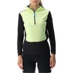 UYN LADY CROSSOVER OW HODDED HALF ZIP 2ND LAYER - Sunny Lime/Black - L