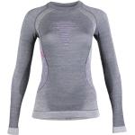 Anthrazitfarbene Sportliche Langärmelige UYN Merino-Unterwäsche für Damen Größe XL für den für den Winter 