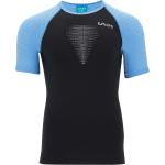 Uyn MAN Marathon OW Shirt Short Sleeve blackboard/swedish blue/white (B755) S/M
