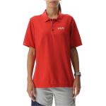 Reduzierte Rote Kurzärmelige UYN Kurzarm-Poloshirts mit Knopf aus Polyamid für Damen Größe XL 