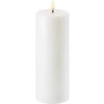 Weiße 20 cm LED Kerzen mit Kopenhagen-Motiv 