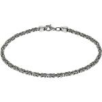 Silberne Königsarmbänder & Königsketten Armbänder glänzend aus Silber 