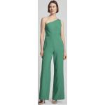 Grüne Elegante Vera Mont One Shoulder Damenjumpsuits & Damenoveralls mit Cutwork aus Polyester Größe M 