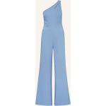 Hellblaue Vera Mont Damenjumpsuits & Damenoveralls mit Cutwork mit Reißverschluss aus Polyester Größe M 