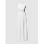 Offwhitefarbene Vera Mont Stehkragen Brautkleider & Hochzeitskleider mit Cutwork aus Polyester für Damen Größe XS für die Braut 