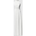 Reduzierte Offwhitefarbene Vera Mont Stehkragen Brautkleider & Hochzeitskleider mit Cutwork aus Polyester für Damen Größe XS für die Braut 