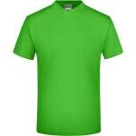 Limettengrüne Casual James & Nicholson V-Ausschnitt T-Shirts für Herren Größe L 