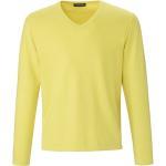 Reduzierte Gelbe Louis Sayn V-Ausschnitt Kaschmir-Pullover maschinenwaschbar für Herren Größe XL 