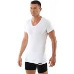 Beige Business Kurzärmelige Albert Kreuz V-Ausschnitt Kurzarm-Unterhemden mit Knopf für Herren Größe M 