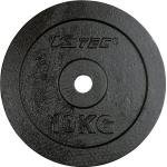 V3TEC Hantelscheiben schwarz 1 x 10 kg