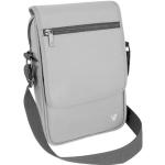 Graue V7 iPad Hüllen & iPad Taschen aus Kunstfaser mit Außentaschen mini 