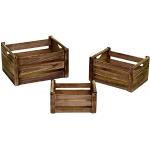 Reduzierte Bunte Schubladenboxen aus Holz 