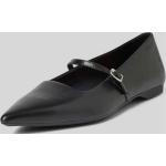 Schwarze Elegante Vagabond Spitze Blockabsatz Lederschuhe & Kunstlederschuhe aus Leder für Damen Größe 38 