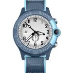 Blaue Wasserdichte Smartwatches aus Kunststoff mit GPS mit 3G mit Kunststoff-Uhrenglas für Kinder 