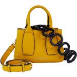 Goldene Kleine Handtaschen mit Reißverschluss aus PU für Damen 