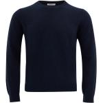 Reduzierte Blaue VALENTINO Rundhals-Ausschnitt Kaschmir-Pullover aus Wolle für Herren Größe XXL 
