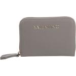 Graue Valentino by Mario Valentino Damengeldbörsen & Damengeldbeutel mit Reißverschluss aus Kunstleder 