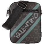 Schwarze Valentino by Mario Valentino Umhängetaschen mit Reißverschluss aus Kunstleder für Herren 