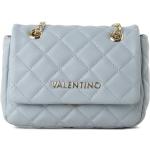 Hellblaue Rautenmuster Valentino by Mario Valentino Damenhandtaschen aus Kunstleder klein 
