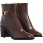Valentino Garavani Boots & Stiefeletten - Bootie VLogo Signature - Gr. 35 (EU) - in Braun - für Damen