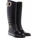 Valentino Garavani Boots & Stiefeletten - Rainboot V Logo - Gr. 40 (EU) - in Schwarz - für Damen
