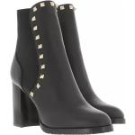 Schwarze VALENTINO Rockstud Ankle Boots & Klassische Stiefeletten aus Leder für Damen Größe 36 