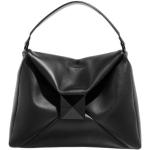 Schwarze VALENTINO Lederhandtaschen für Damen Maxi / XXL 