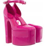 Reduzierte Pinke VALENTINO High Heels & Stiletto-Pumps aus Leder für Damen Größe 38 