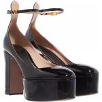 Reduzierte Schwarze VALENTINO High Heels & Stiletto-Pumps aus Leder für Damen Größe 36 