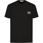 Schwarze VALENTINO T-Shirts für Herren Größe L 