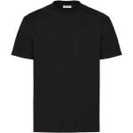 Reduzierte Schwarze VALENTINO T-Shirts aus Baumwolle für Herren Größe M 