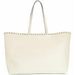 Valentino Garavani Shopper - Rockstud Studded Shopping Bag Leather - in fawn - für Damen