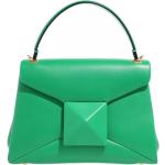 Reduzierte Grüne VALENTINO Lederhandtaschen aus Leder für Damen 