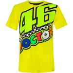 Gelbe Valentino Rossi T-Shirts aus Baumwolle für Herren Größe XL 