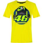 Gelbe Valentino Rossi T-Shirts aus Baumwolle für Herren Größe XS 