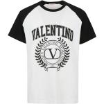 Reduzierte Weiße VALENTINO T-Shirts aus Baumwolle für Herren Größe L 
