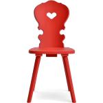VALERIO Stuhl, Material Massivholz, Fichte lackiert - rot