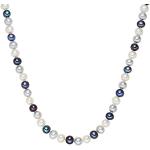 Reduzierte Silberne Valero Pearls Perlenketten aus Silber mit Echte Perle für Damen 