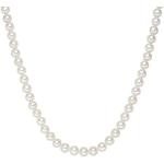 Silberne Elegante Valero Pearls Perlenketten mit Echte Perle für Damen zur Hochzeit 