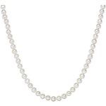 Reduzierte Silberne Elegante Valero Pearls Perlenketten mit Echte Perle für Damen zur Hochzeit 