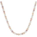 Reduzierte Fliederfarbene Valero Pearls Perlenketten aus Silber für Damen 