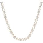 Weiße Elegante Valero Pearls Magnetketten mit Echte Perle für Damen 
