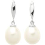 Silberne Valero Pearls Perlenohrstecker aus Silber mit Echte Perle für Damen 