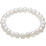 Valero Pearls Perlenarmband Armband aus Süßwasserzuchtperlenin weiß, für Damen, weiß